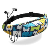 3D Colorful Print Waist Bag Fanny Pack Money Travelling Mobile Phone Bag