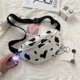 Colorful Print Waist Bag Fanny Pack Hip Belt Money Traveling Mountaineering