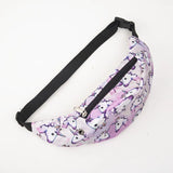 Colorful Print Waist Bag Fanny Pack Hip Belt Money Travel