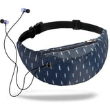 3D Colorful Print Waist bag Fanny Packs Hip Belt Bags Money Travelling