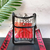 5 Pockets Transparent Hair Scissors Bag Hairdressing Holder