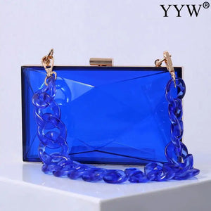 Acrylic Clutch Bag Evening Bag Transparent Highclass Crossbody Women