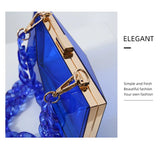 Acrylic Clutch Bag Evening Bag Transparent Highclass Crossbody Women