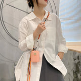 Woven Shoulder Strap Mini Party Clutch Crossbody Bag