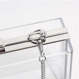 Acrylic Transparent Bag Lady Clutches Chain Women Shoulder Messenger Bags