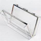 Acrylic Transparent Bag Lady Clutches Chain Women Shoulder Messenger Bags