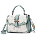 Texture Small Square Bag Women's One-shoulder Handbag