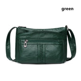 Women's Solid Messenger Bag High Capacity Shoulder Bags