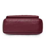 Women's Solid Messenger Bag High Capacity Shoulder Bags