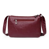 Women's Solid Messenger Bag High Capacity Shoulder Bags