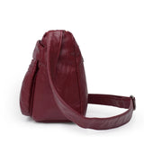 Women's Solid Messenger Bag High Capacity Shoulder Bags