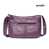 Women's Solid Messenger Bag High Capacity Shoulder Bags