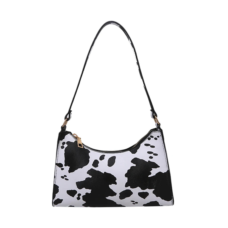 Animal Pattern Handbag PU Leather Shoulder Purse