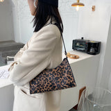 Animal Pattern Handbag PU Leather Shoulder Purse