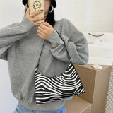 Animal Pattern Handbag PU Leather Shoulder Purse