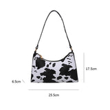Animal Pattern Handbag PU Leather Shoulder Purse Female Totes Bag