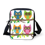 Anime Owl Messenger Bag For Boys Girls Casual Shoulder Bag
