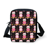 Anime Owl Messenger Bag For Boys Girls Casual Shoulder Bag