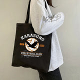 Anime Haikyuu Shopping Bag Eco Manga Tote Large-capacity
