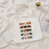 Haikyuu Anime Eco Canvas Tote Bag Harajuku Shopper Women Shoulder Large