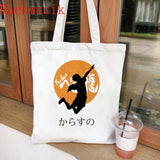 Anime Haikyuu Shopping Bag Eco Manga Tote Large-capacity