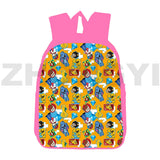 Anime Mikecrack Backpack Travel Teenagers 3D Pink Game 12/16 Inch Bookbag for Gi