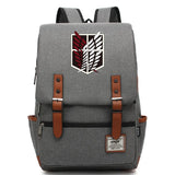 Anime Wings Attack Buckle School Bag for Children