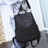Women's Casual Waterproof Anti-Theft Backpack for School