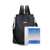 Women's Waterproof Anti-Theft Backpack for School and Travel