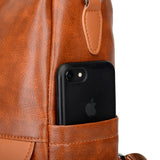Women's Soft Leather Anti-theft Backpack - Multi-function Shopping Bag