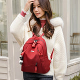 Anti-theft Women's Backpack Water Proof Nylon Travel Handbag
