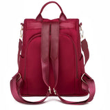 Anti-theft Waterproof Oxford Lady's Backpack