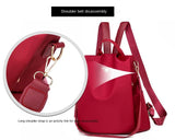 Anti-theft Waterproof Oxford Lady's Backpack