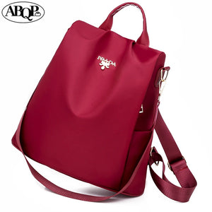 Anti-theft Waterproof Oxford Lady's Backpack