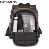 Anti-theft Women Backpacks Purses High Leather Female Rucksack Ladies Large Capa