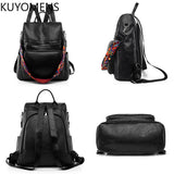 Anti-theft Women Backpacks Purses High Leather Female Rucksack Ladies Large Capa