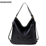 Autumn PU Leather Crossbody Bag Large Capacity Casual Handbag for Women