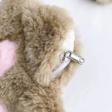 Sweet Girl Shoulder Bag Plush Cat Paw Metal Chain Messenger Bags