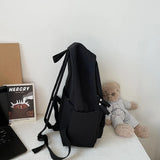 Canvas Women Backpack Anti-theft Shoulder Bag School Bag For Teen