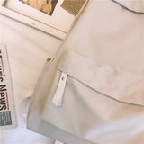 Anti-theft Canvas Women Backpack School Bag