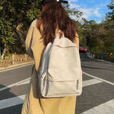 Canvas Women Backpack Anti-theft School Bag For Teenager Girls
