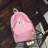 Canvas Women Backpack Anti-theft Shoulder Bag School Bag For Teenager Girls