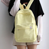 Canvas Women Backpack Anti-theft Shoulder Bag School Bag