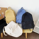 Canvas Women Backpack Anti-theft School Bag for Girls