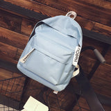 Canvas Women Backpack Anti-theft Shoulder Bag School Bag For Teenager Girls