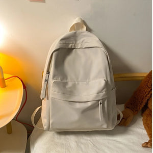 Canvas Teen Girl Backpack Anti-theft School Bag