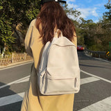 Canvas Women Backpack Anti-theft Shoulder Bag School Bag For Teen
