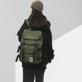 Canvas Anti-theft Women Backpack Shoulder Bag
