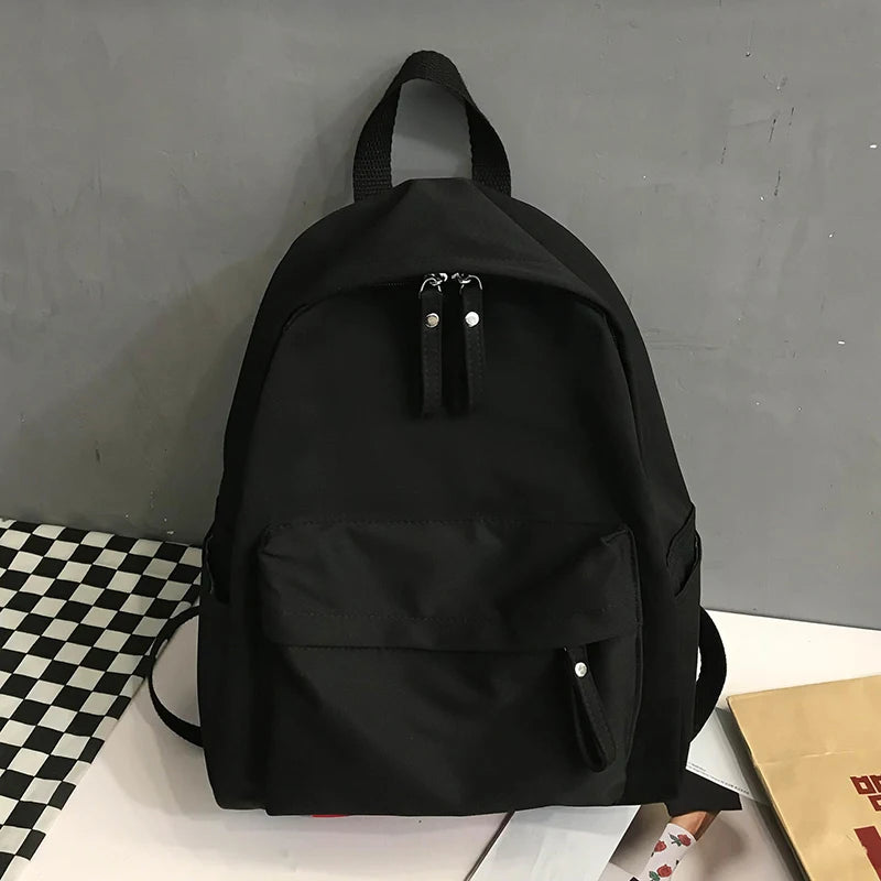 Canvas Women Backpack Anti-theft Shoulder Bag School Bag For Teen