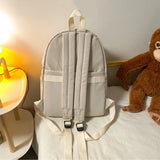 Canvas Teen Girl Backpack Anti-theft School Bag